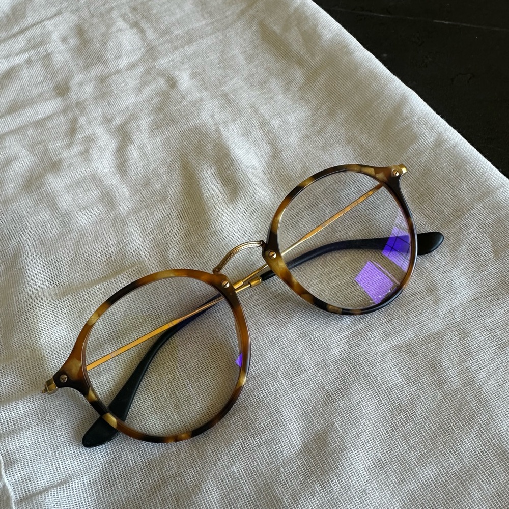 Rayban Round Tortoiseshell Glasses - For prescription lenses